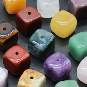 Customizable Semi-Precious Stone Cube Beads - Manufacturer-Direct with OEM/ODM Service for Jewelry Making, Crafts, and Retail Markets Natural crystal agate stone cube incense holder incense stick base